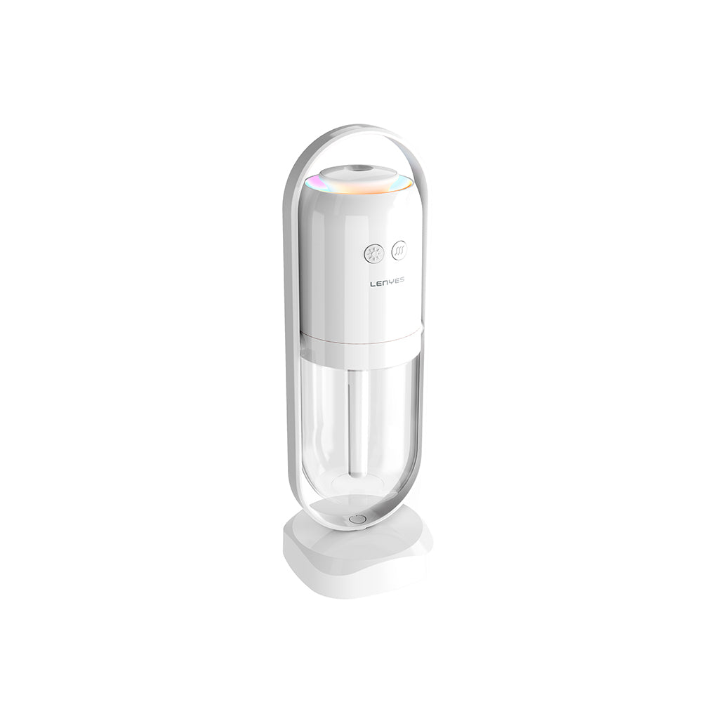 Lenyes LHU04 Kum Saati Tipi 360 Derece Dönebilen RGB Atmosfer Işıklı Sessiz Hava Nemlendirici Lenyes LHU04 Kum Saati Tipi 360 Derece Dönebilen RGB Atmosfer Işıklı Sessiz Hava Nemlendirici